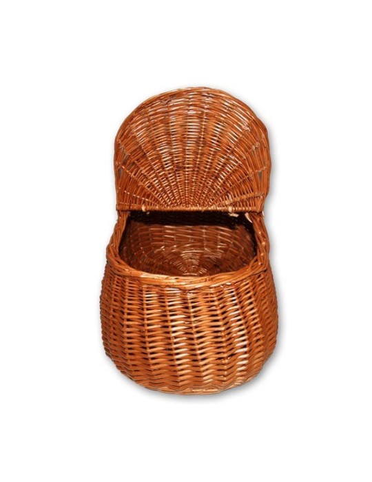 Wicker basket with lids 01