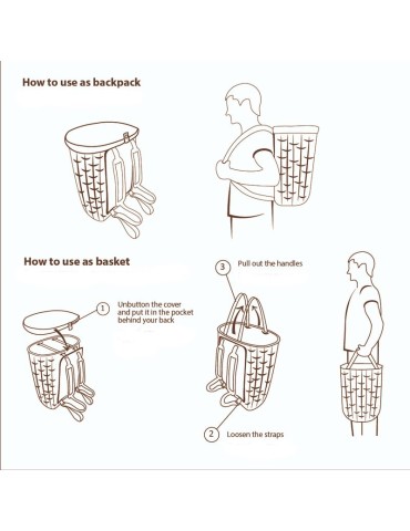 Rattan Mushroom Backpack RNG-5 - Comfort & Style for... 2