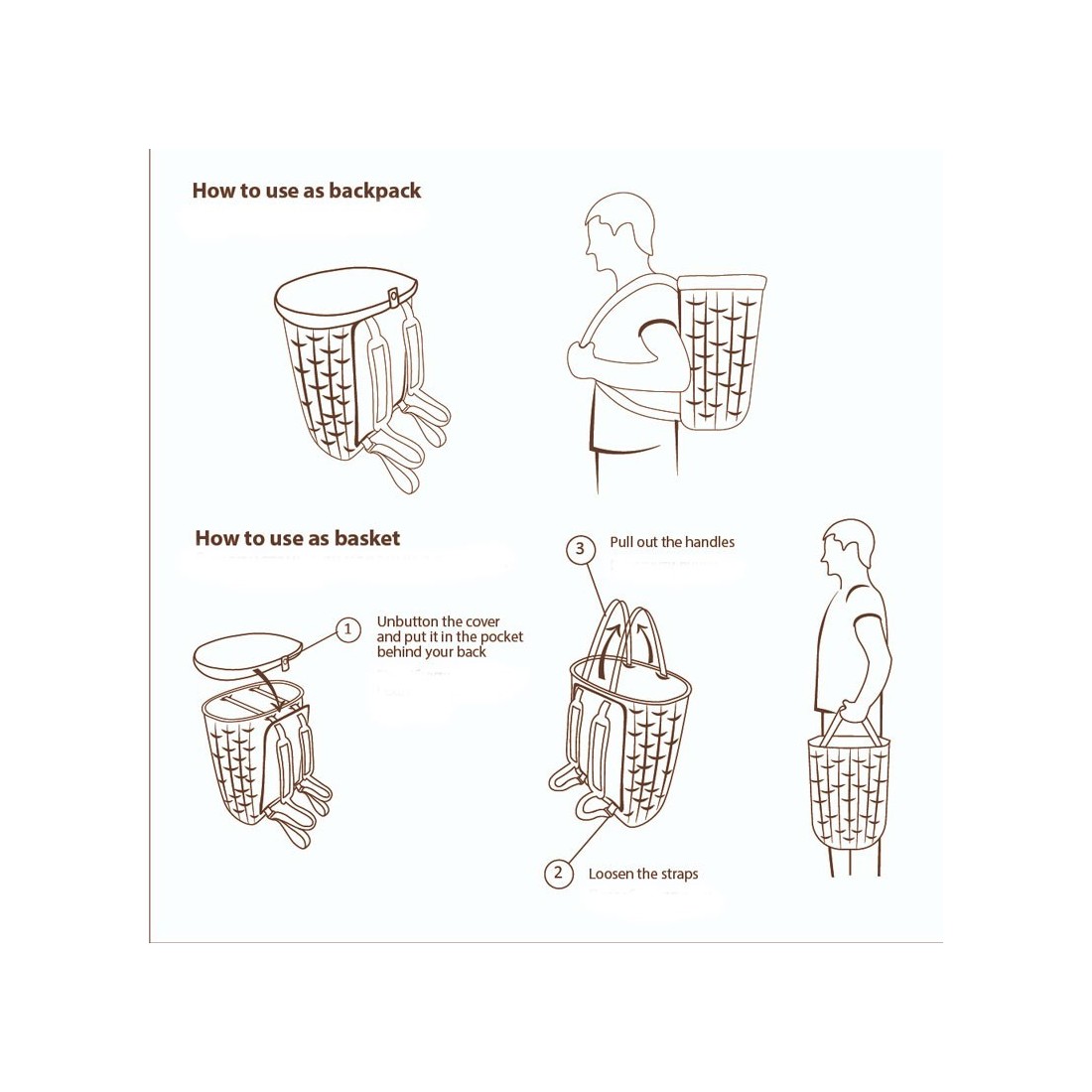 Rattan Mushroom Backpack RNG-5 - Comfort & Style for...