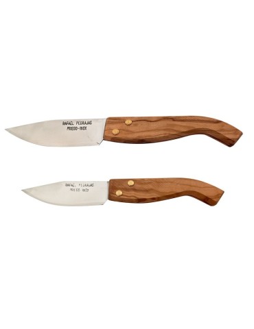 Pedrajas Olive Wood Bearded Pocket Knife - Durable & Stylish 2