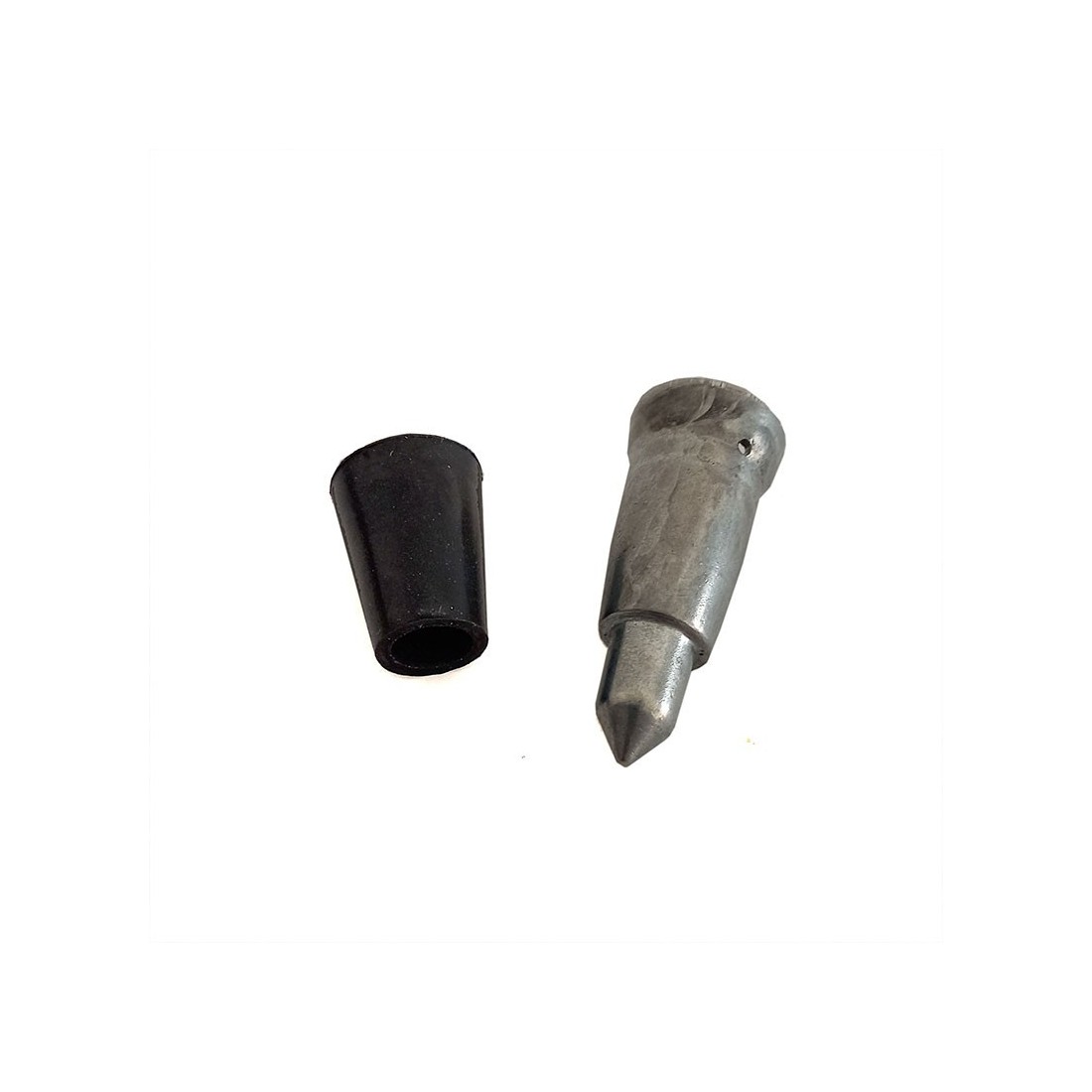 Staffa Bastone Doppia Metallo-Gomma 17mm Protezione e...