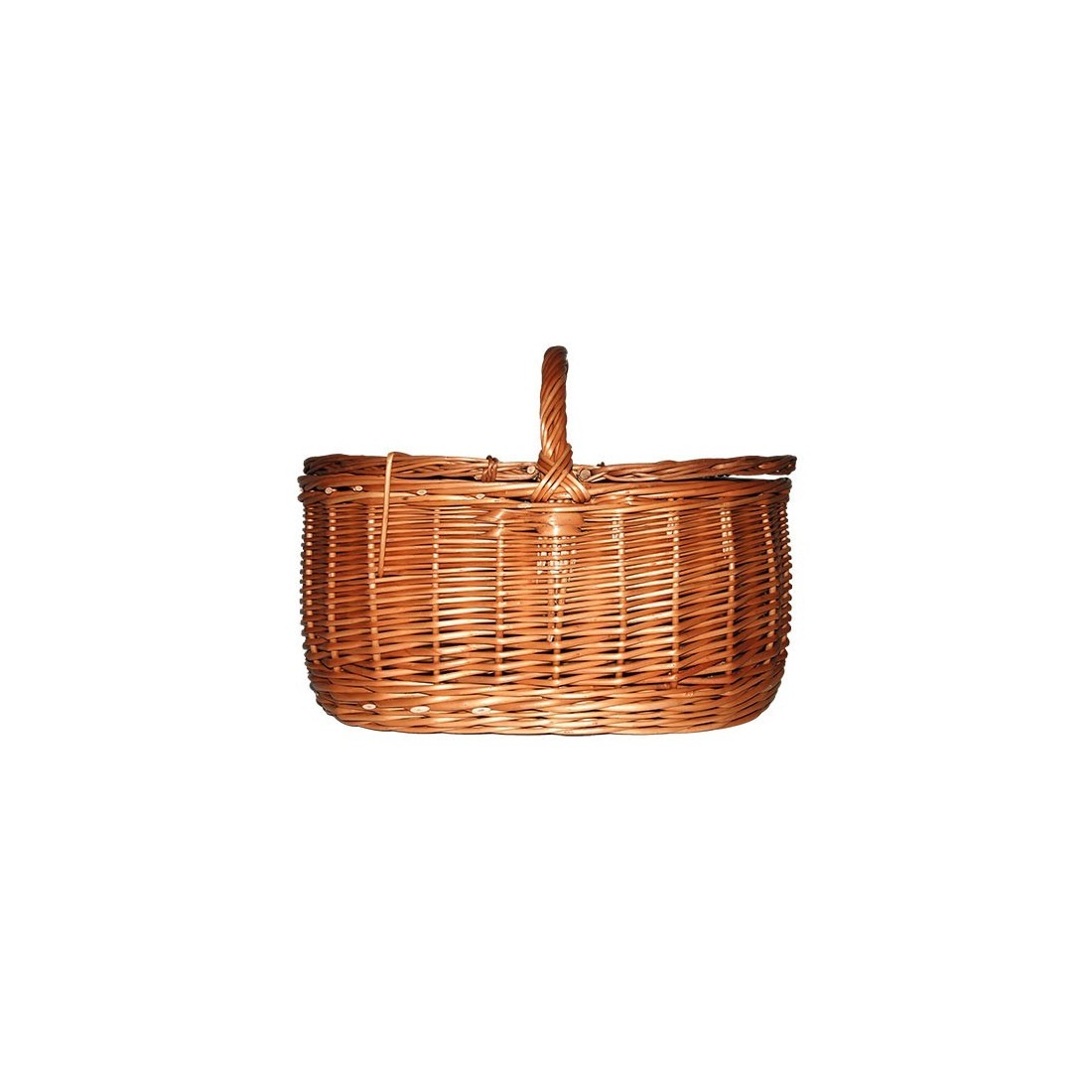Wicker basket with lids 02