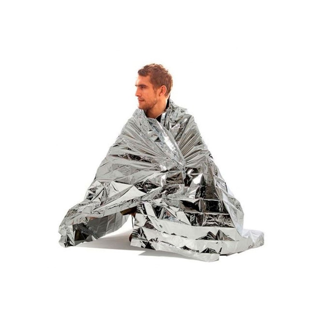 Silver Survival Thermal Blanket - Emergency Heat &...