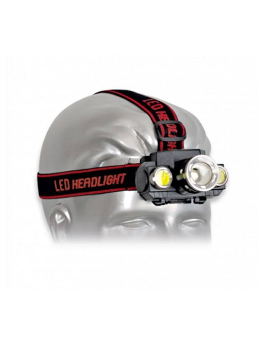 Rechargeable 200 Lumens Headlamp - Lightweight & Durable Rechargeable 200 Lumens Headlamp - Lightweight & Durable