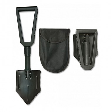 Black folding shovel 58 cm