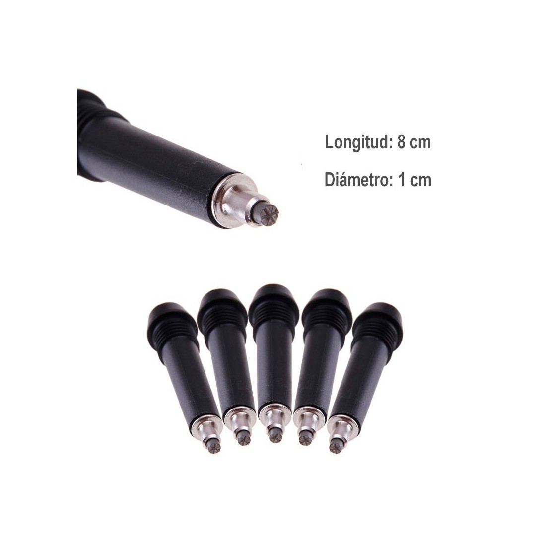 12mm Steel & Tungsten Trekking Pole Tip - Extreme...