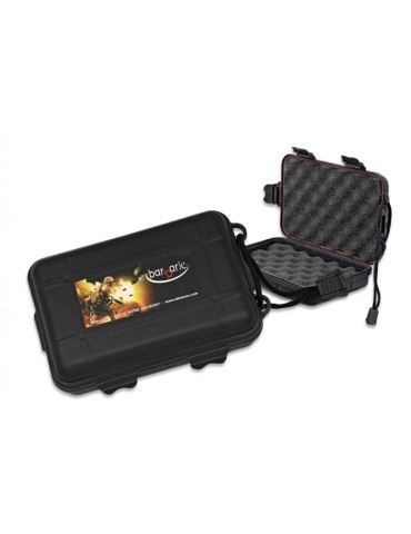 Caja ABS Negra 12x8x4cm Protección Elegante