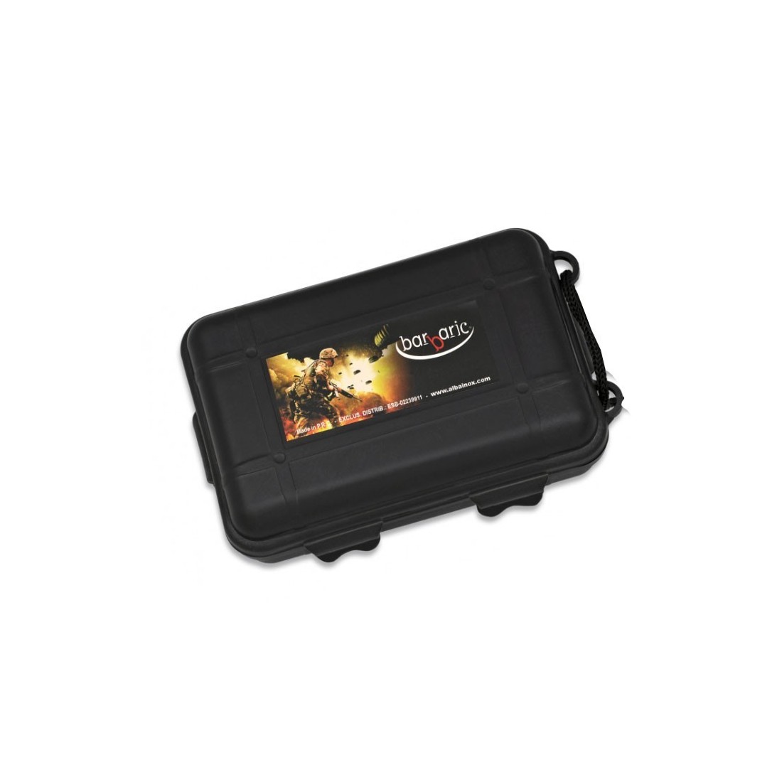 Schwarzer ABS-Kasten 12x8x4 cm – Stilvoll & Schützend