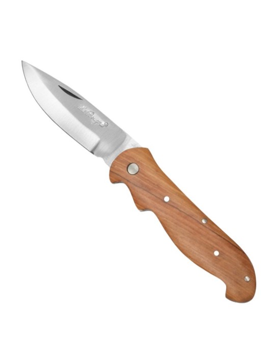 Traditionelles Taschenmesser 10cm Teakholzgriff Traditionelles Taschenmesser 10cm Teakholzgriff