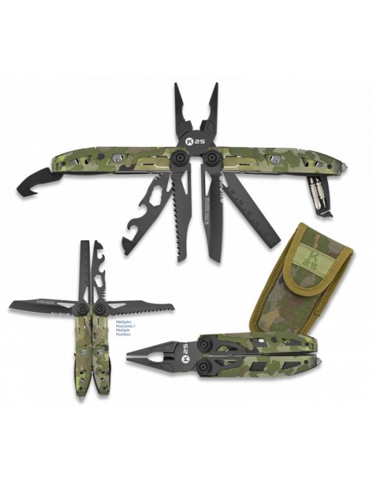 SPC K25 Camo Pliers - 17 Uses, Durable & Compact SPC K25 Camo Pliers - 17 Uses, Durable & Compact