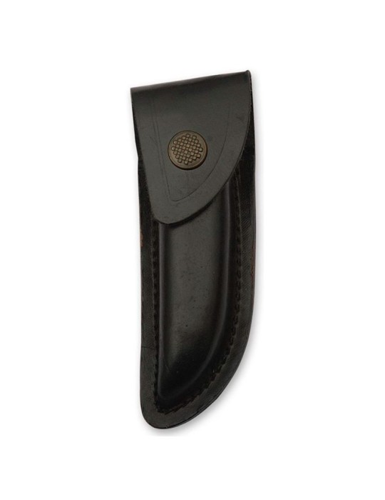 Black Leather Knife Sheath - Elegant & Durable Protection Black Leather Knife Sheath - Elegant & Durable Protection