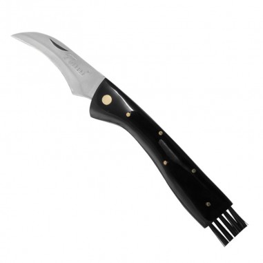 Mushroom knife with brush ABS black