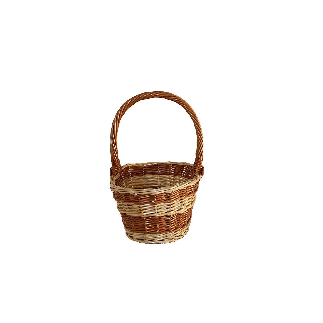 Cesta de mimbre gitana artesanal