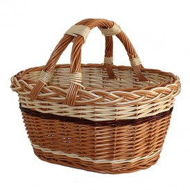 Wicker basket decorated...