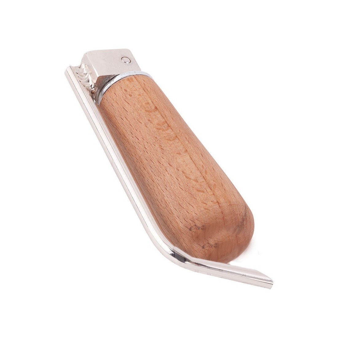 Pince à ongles pliable acier manche bois