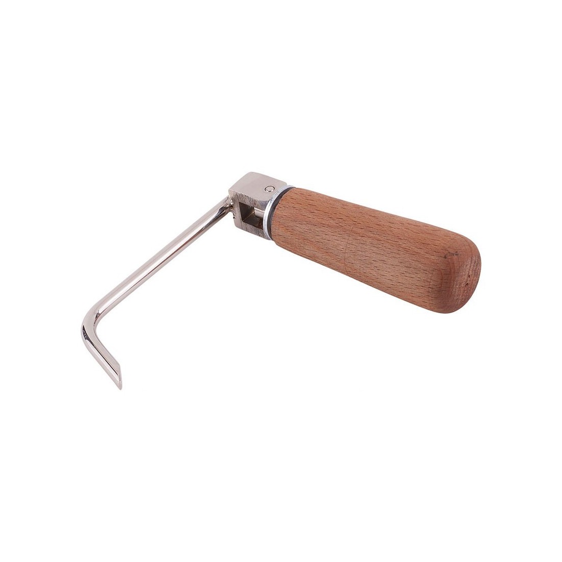 Pince à ongles pliable acier manche bois