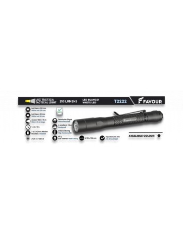 Linterna FAVOUR LIGHT. 250 LM