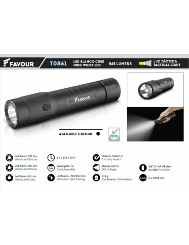 Powerful LED Aluminum Flashlight - Waterproof & Durable