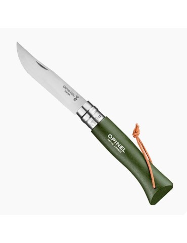Coltello OPINEL n°08 Avventuriero Khaki Duraturo e Preciso
