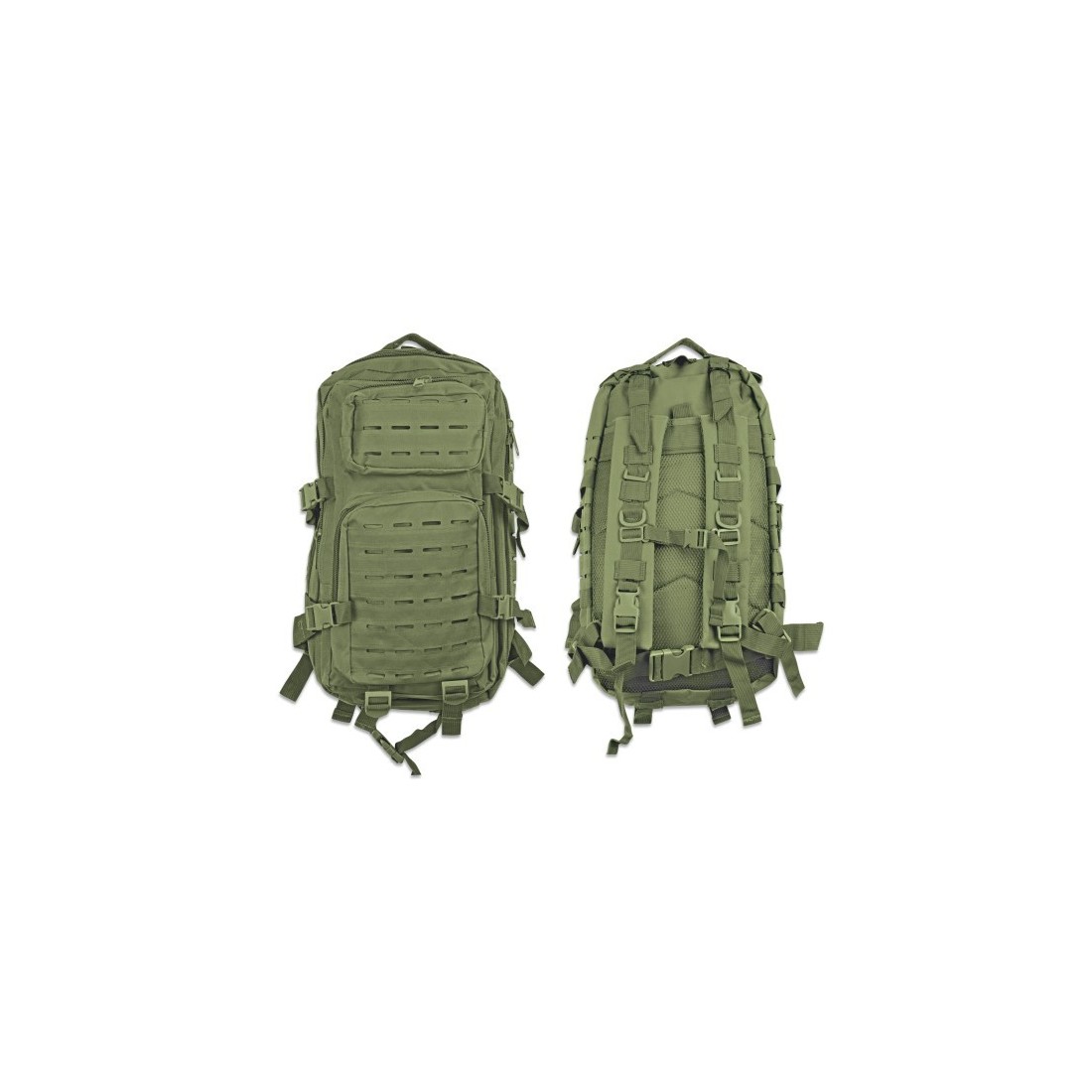 Mochila Barbaric 30L Verde Laser Cut Mochila Barbaric 30L Verde Laser Cut