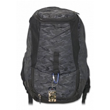 Barbaric Black camouflage backpack
