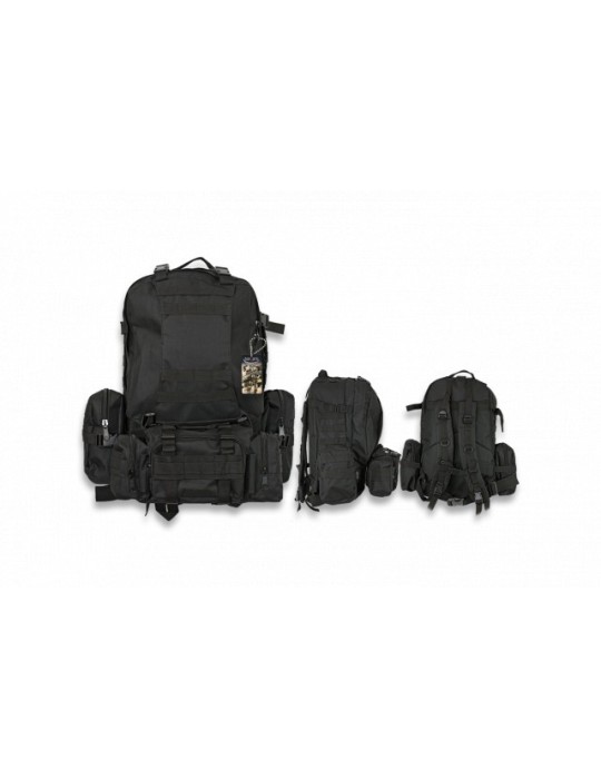 Barbaric 50L Rucksack Schwarz Robust und Ergonomisch Barbaric 50L Rucksack Schwarz Robust und Ergonomisch