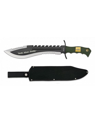 Couteau Survie ALBAINOX 29cm - Durabilité & Sécurité