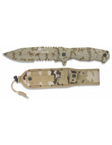 Cuchillo K25 Camo Titanium 14 cm | Duradero y Estético