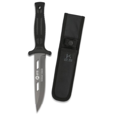 botero knife K25. black coated h:12.8