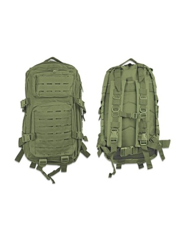 Mochila Barbaric 30L Verde Laser Cut 2