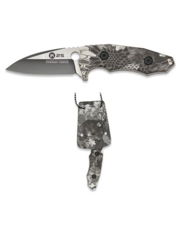 Cutelo K25 G10 Preto Camuflado - Design Espanhol 2
