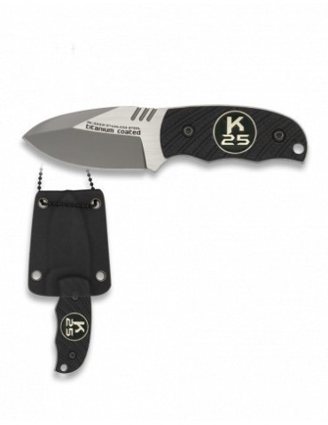 K25 G10 Tactical Knife with Kydex Sheath - Durable &... 2