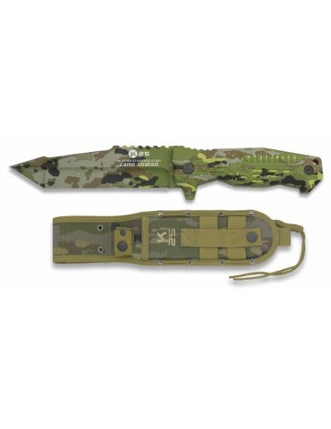 Faca K25 SPCB Camuflada Titânio 14cm 2