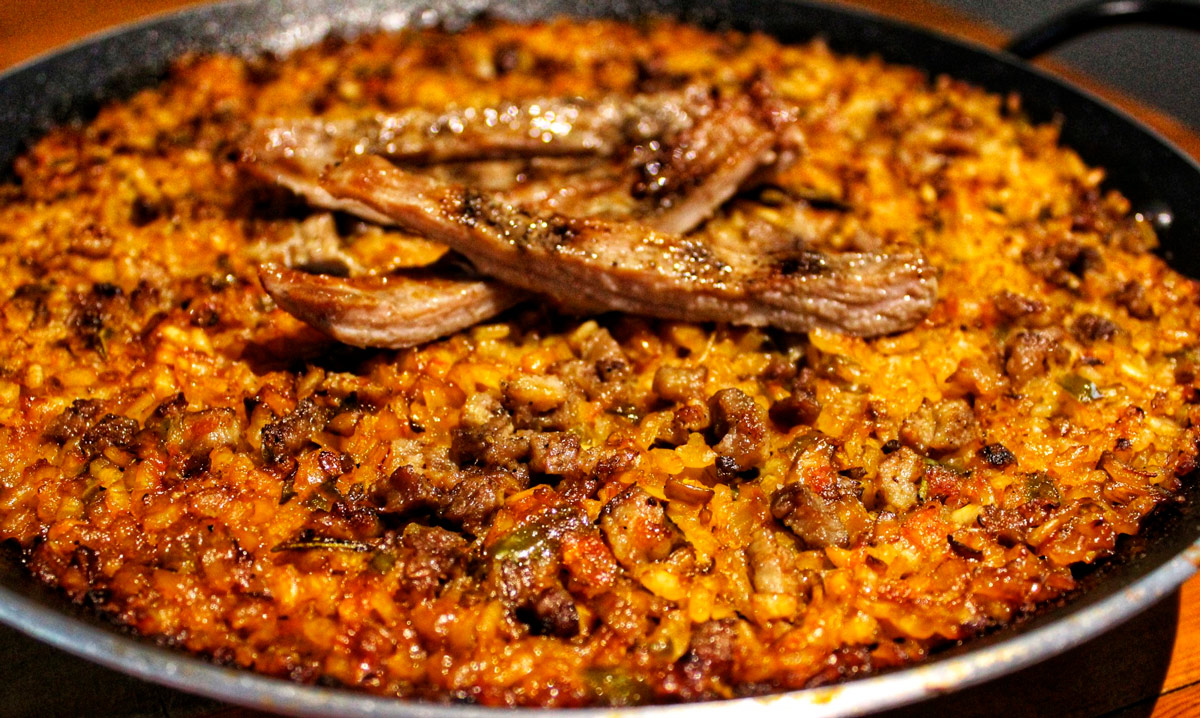 arroz setas y secreto