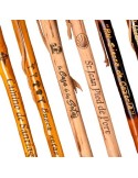 Personalized wooden walking sticks