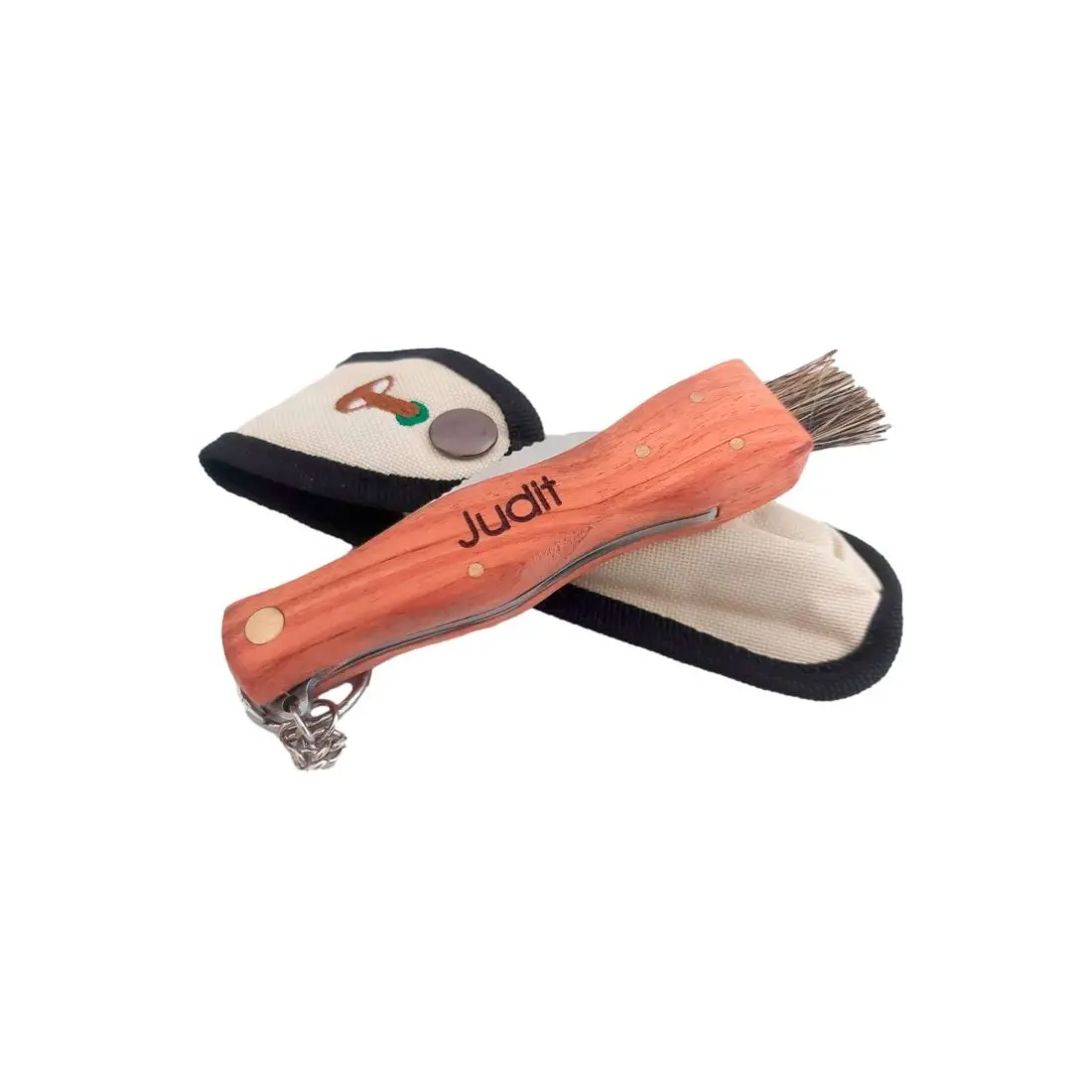 CUPERINOX coltello per funghi, in acciaio inox, con custodia, coltello incluso, coltello micologica